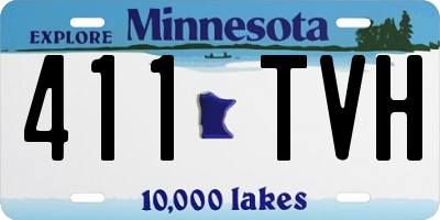 MN license plate 411TVH