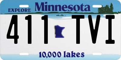 MN license plate 411TVI