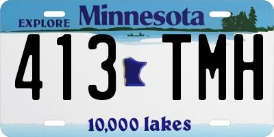MN license plate 413TMH