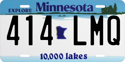 MN license plate 414LMQ