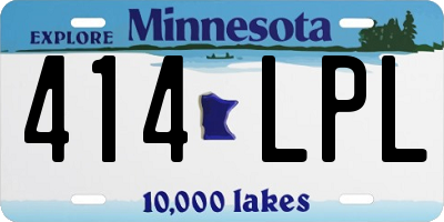 MN license plate 414LPL