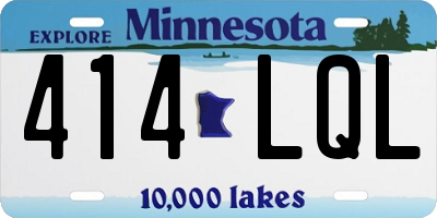 MN license plate 414LQL