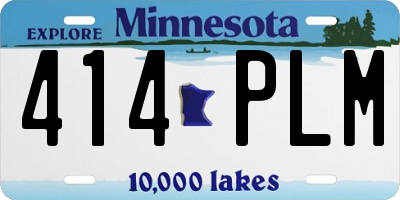 MN license plate 414PLM