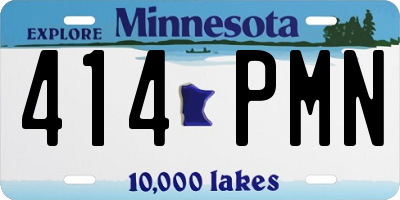 MN license plate 414PMN