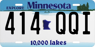 MN license plate 414QQI