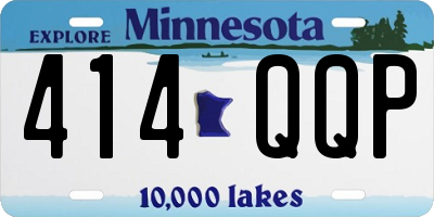 MN license plate 414QQP