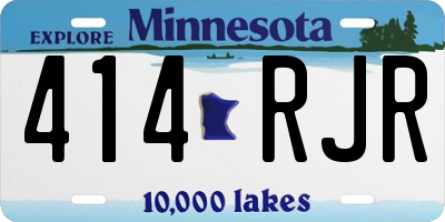 MN license plate 414RJR