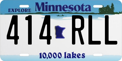MN license plate 414RLL