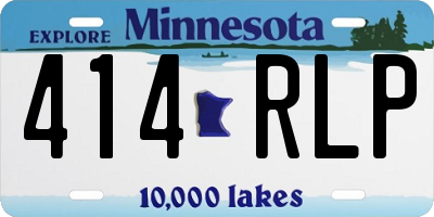 MN license plate 414RLP