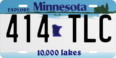 MN license plate 414TLC