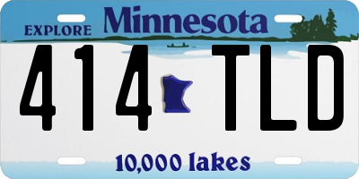 MN license plate 414TLD