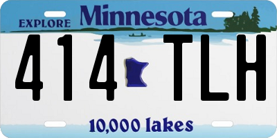 MN license plate 414TLH