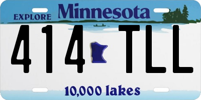 MN license plate 414TLL