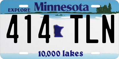 MN license plate 414TLN