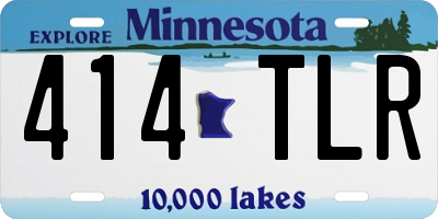 MN license plate 414TLR