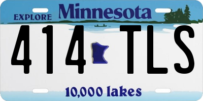 MN license plate 414TLS