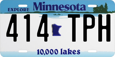 MN license plate 414TPH