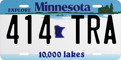 MN license plate 414TRA