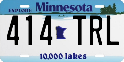 MN license plate 414TRL