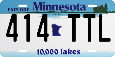 MN license plate 414TTL