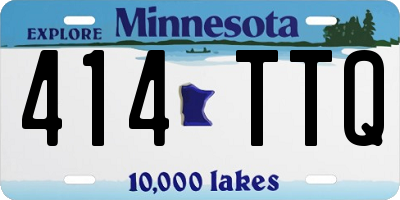 MN license plate 414TTQ