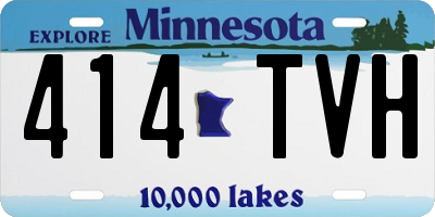 MN license plate 414TVH