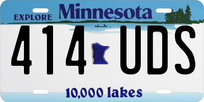 MN license plate 414UDS