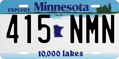 MN license plate 415NMN