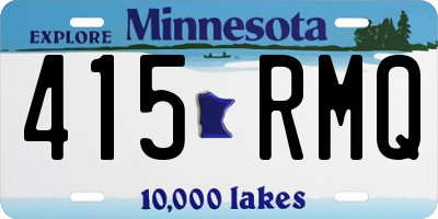 MN license plate 415RMQ