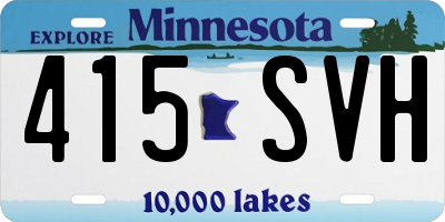 MN license plate 415SVH