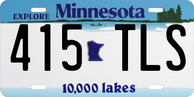 MN license plate 415TLS