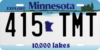 MN license plate 415TMT