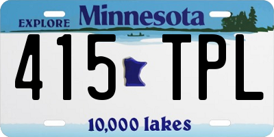 MN license plate 415TPL