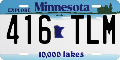 MN license plate 416TLM
