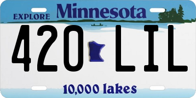 MN license plate 420LIL