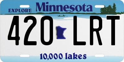 MN license plate 420LRT