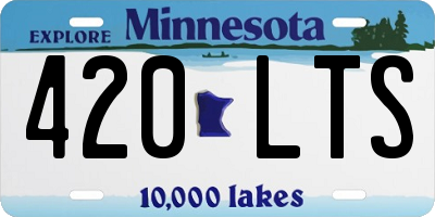 MN license plate 420LTS