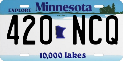 MN license plate 420NCQ
