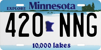 MN license plate 420NNG