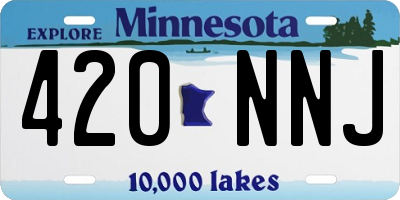 MN license plate 420NNJ
