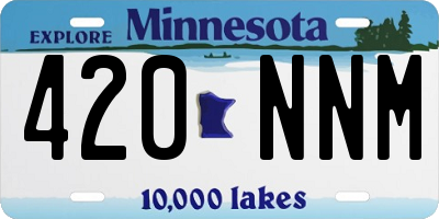MN license plate 420NNM