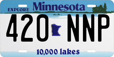 MN license plate 420NNP