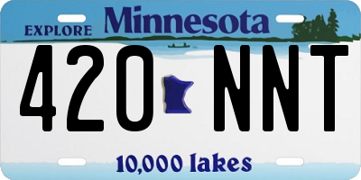 MN license plate 420NNT