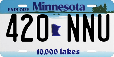 MN license plate 420NNU