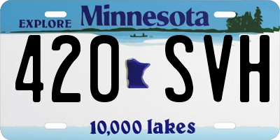 MN license plate 420SVH