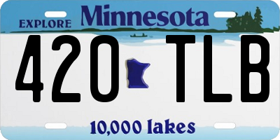 MN license plate 420TLB