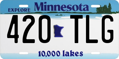 MN license plate 420TLG