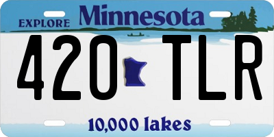 MN license plate 420TLR