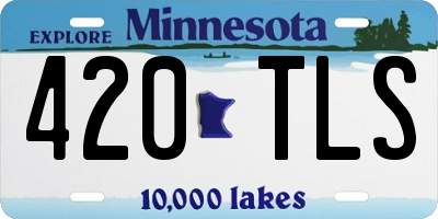 MN license plate 420TLS