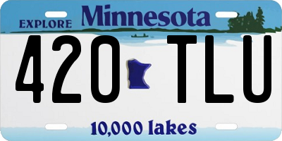 MN license plate 420TLU